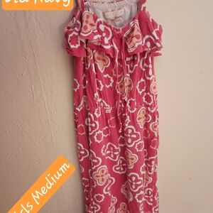 Old Navy Kids Pink and White Floral Dress